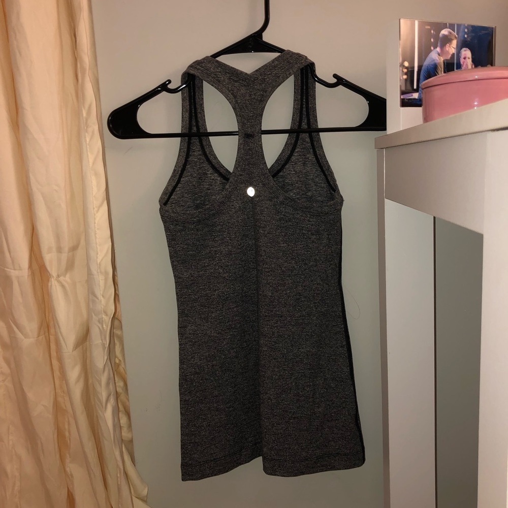 Lululemon Gray Racerback Tank - Picture 2 of 3